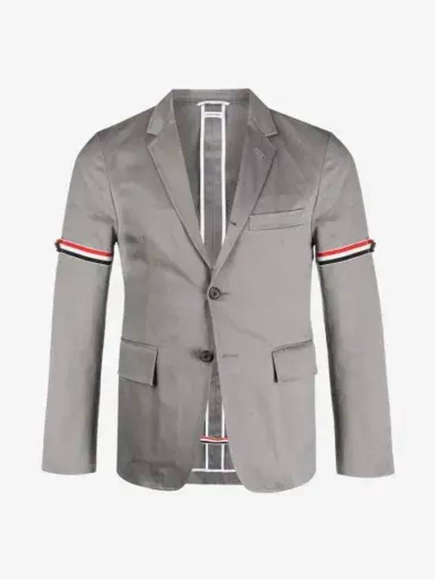 Armband Unconstructed Classic Jacket Navy Grey - THOM BROWNE - BALAAN 2