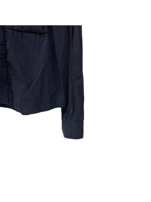 Men's Chrome R Over Shirt Zip Up Jacket Navy - CP COMPANY - BALAAN 5