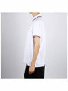 Logo Patch Short Sleeve Polo Optical White - MONCLER - BALAAN 4