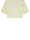 Crew Neck Pocket Short Sleeve T-Shirt White - BOTTEGA VENETA - BALAAN 2