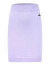 Logo Bea Mini H Line Skirt Purple - VIVIENNE WESTWOOD - BALAAN 2