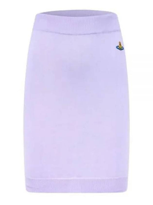 Logo Bea Mini H Line Skirt Purple - VIVIENNE WESTWOOD - BALAAN 2