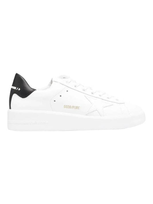 Women's Black Tab Purestar Low Top Sneakers White - GOLDEN GOOSE - BALAAN.