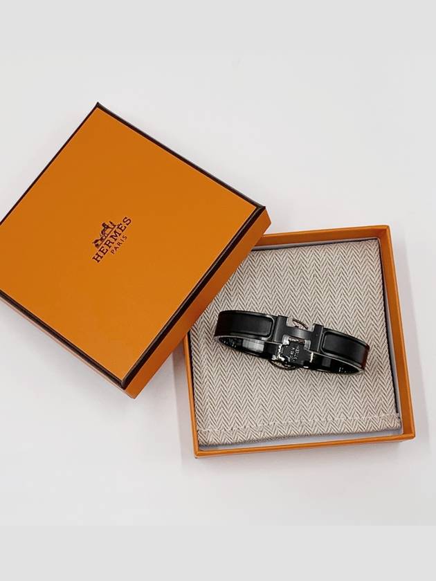 Clic HH So Bracelet Black - HERMES - BALAAN 3