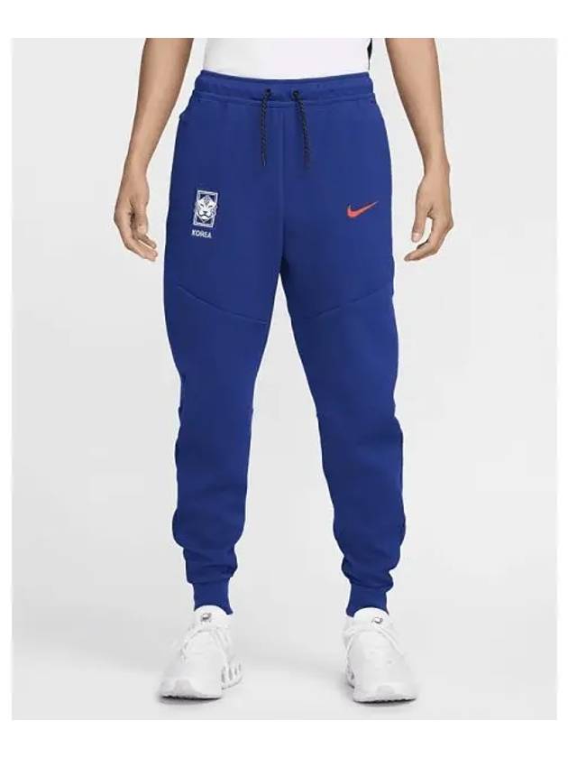 Korea Tech Men s Soccer Fleece Jogger Global Blue Black Red FJ7208 418 726929 - NIKE - BALAAN 1