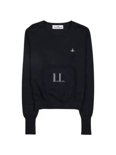 ORB Embroid Logo Knit Top Black - VIVIENNE WESTWOOD - BALAAN 2