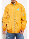 zip-up jacket orange - DSQUARED2 - BALAAN.