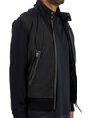 Men's Nylon Zip-Up Jacket Black - TOM FORD - BALAAN 3