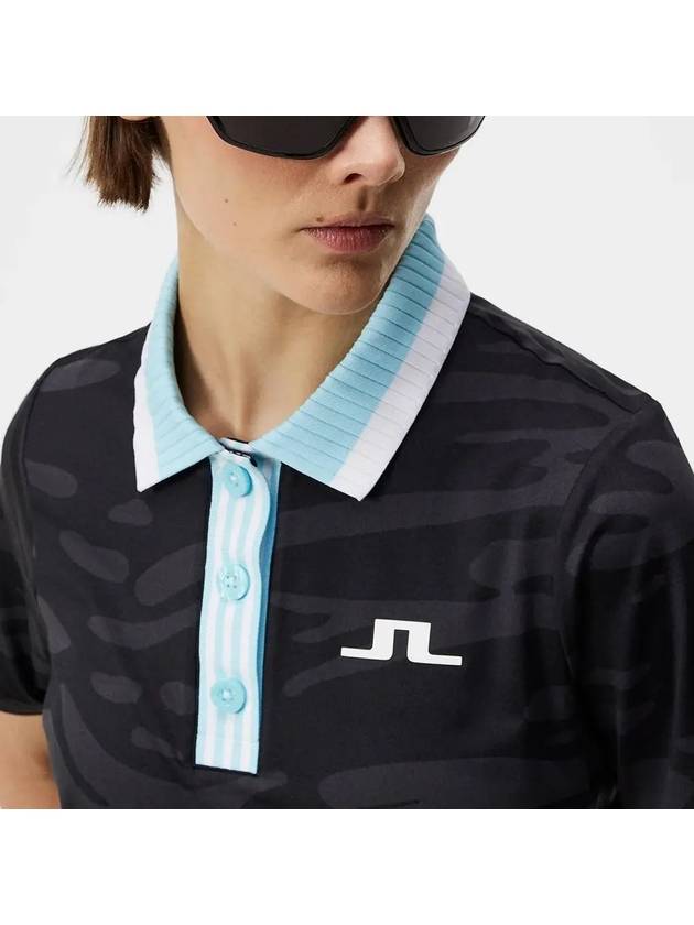 Lerato Lerato Polo Short Sleeve T-Shirt Black GWJT09049 - J.LINDEBERG - BALAAN 3