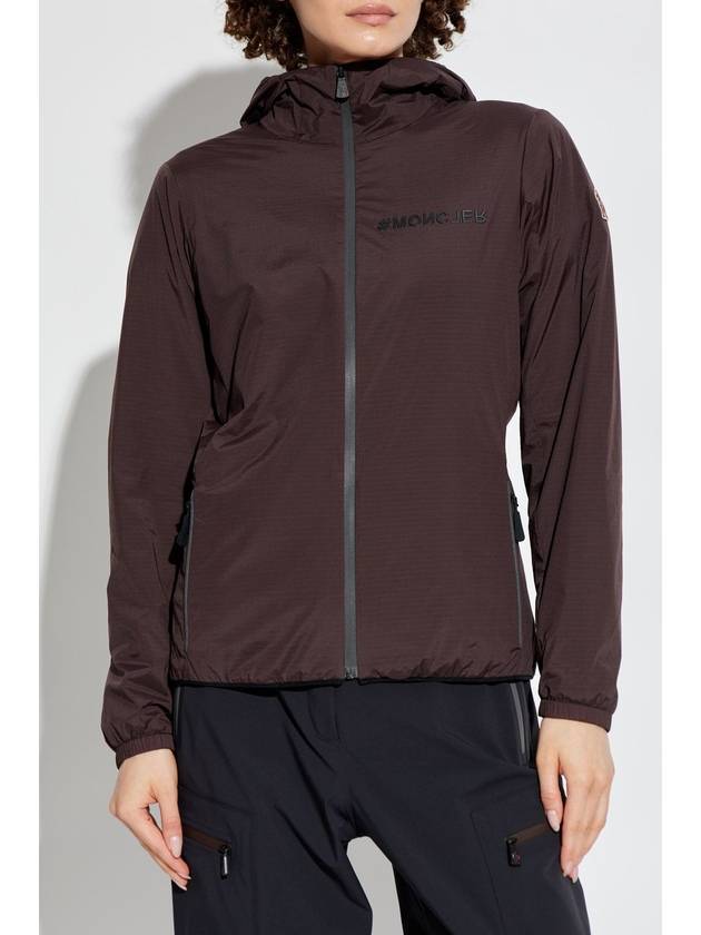 Mietres Zip-Up Hoodie Dark Brown - MONCLER - BALAAN 4