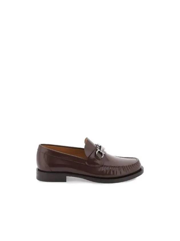 Gancini Ornament Loafer Brown - SALVATORE FERRAGAMO - BALAAN 2