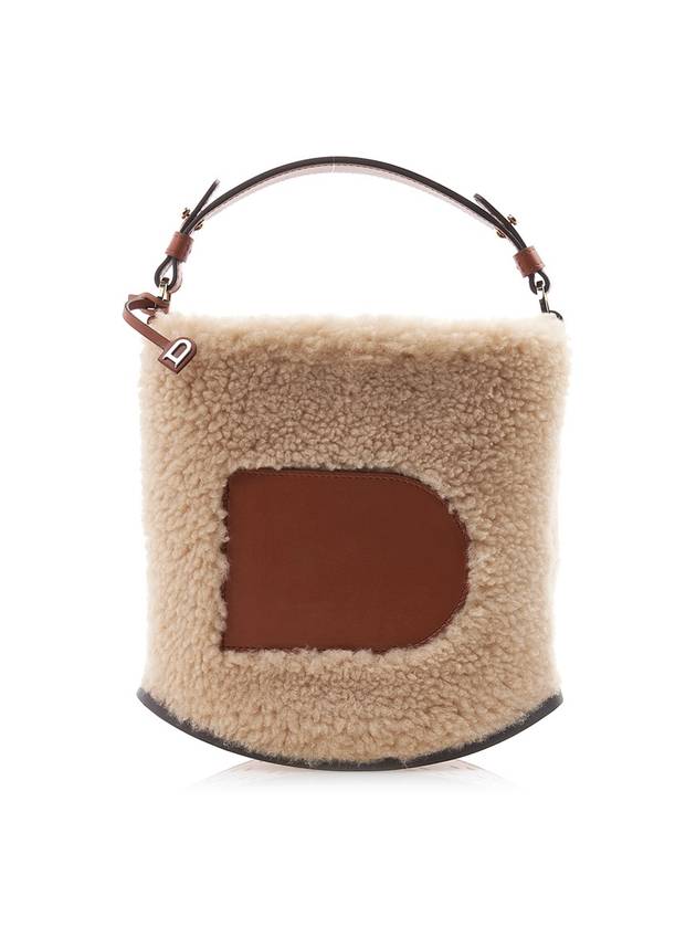 Pin Swing Wool Tote Bag Beige - DELVAUX - BALAAN 2