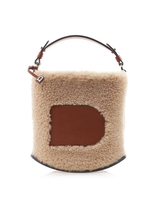 Pin Swing Wool Tote Bag Beige - DELVAUX - BALAAN 1