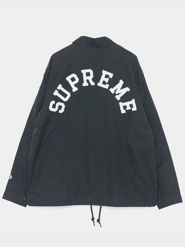 Champion Collaboration Coach Men s Jacket SS24J64 BLACK - SUPREME - BALAAN 1