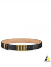 D Fence 30MM Smooth Calfskin Reversible Belt Black - DIOR - BALAAN 2