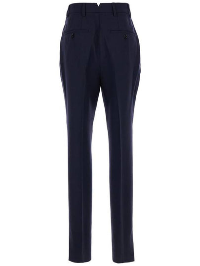 Blue Cigarette Pants In Wool Woman - AMI - BALAAN 2