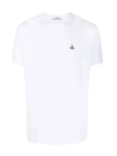 Chest ORB Logo Short Sleeve T-Shirt White - VIVIENNE WESTWOOD - BALAAN 2