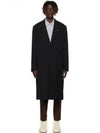 Back Slit Wool Single Coat Black - JIL SANDER - BALAAN 2