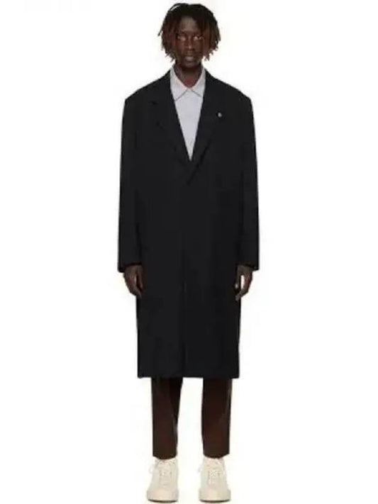 Back Slit Wool Single Coat Black - JIL SANDER - BALAAN 2