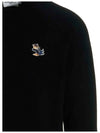 Dressed Fox Patch Classic Sweatshirt Black - MAISON KITSUNE - BALAAN 5