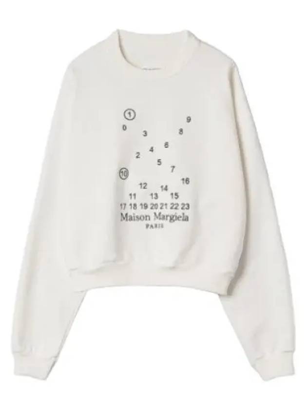 Logo sweatshirt white t shirt - MAISON MARGIELA - BALAAN 1