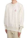 Mike Cotton Logo Sweatshirt Ecru - ISABEL MARANT - BALAAN 3