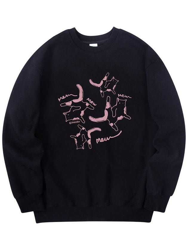 Cats Sweatshirt Black - RADINEO - BALAAN 1