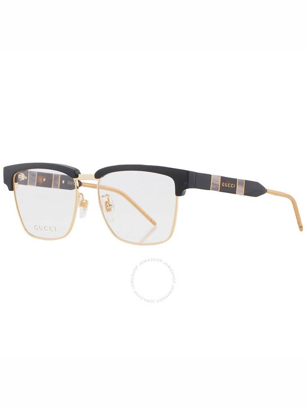 Eyewear Logo Frame Eyeglasses Gold Black - GUCCI - BALAAN 4