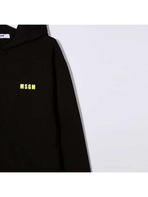 Kids Logo Print Zip up Hoodie MS027894 110 - MSGM - BALAAN 4