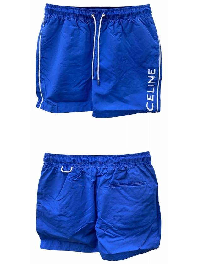 Piping Nylon Swim Shorts Royal Blue - CELINE - BALAAN 5