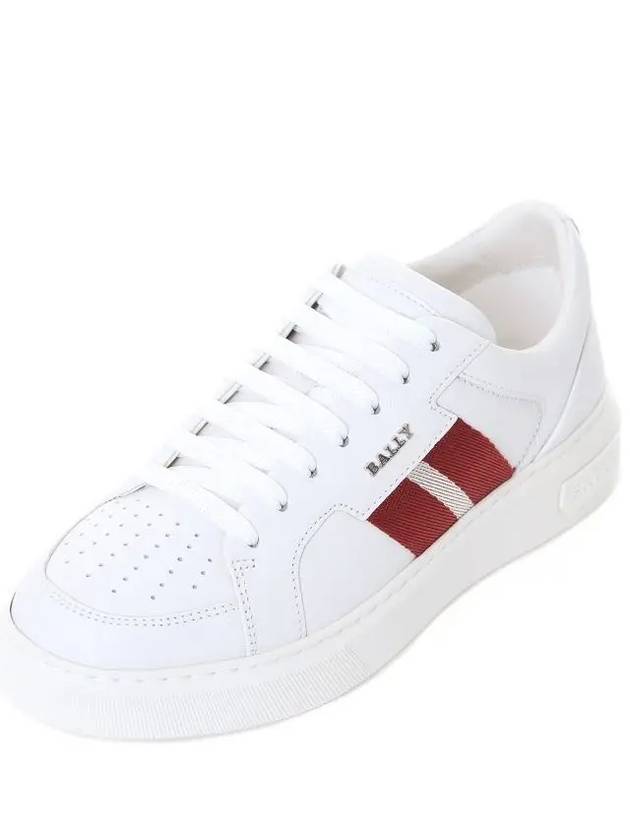 Moony Leather Low Top Sneakers White - BALLY - BALAAN 2