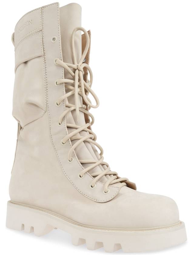 JW Anderson 'Combat' Boots, Men's, Cream - JW ANDERSON - BALAAN 4