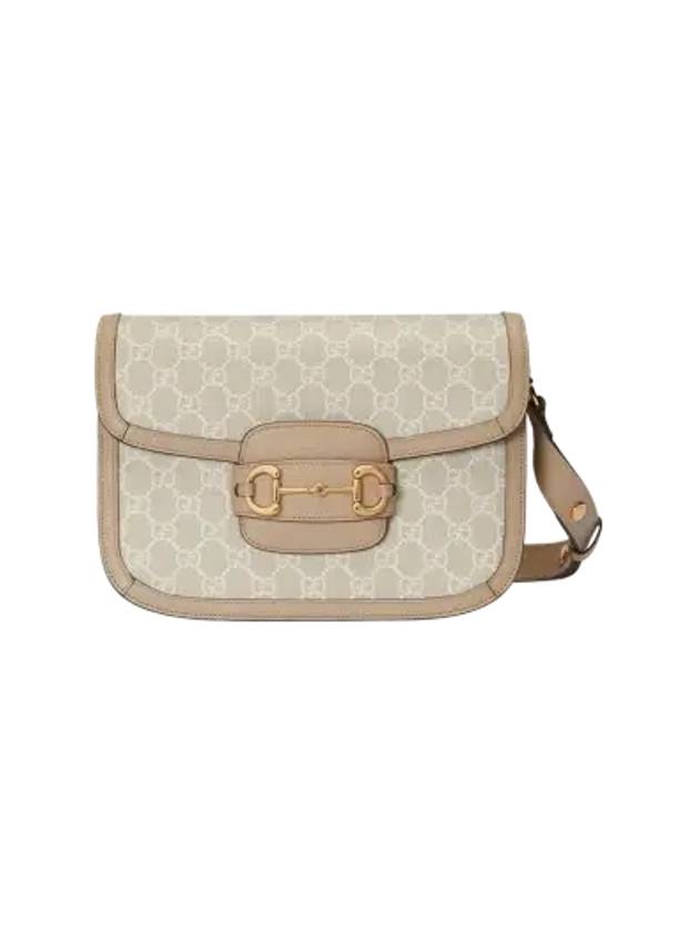 Horsebit 1955 Canvas Small Shoulder Bag White Beige - GUCCI - BALAAN 2