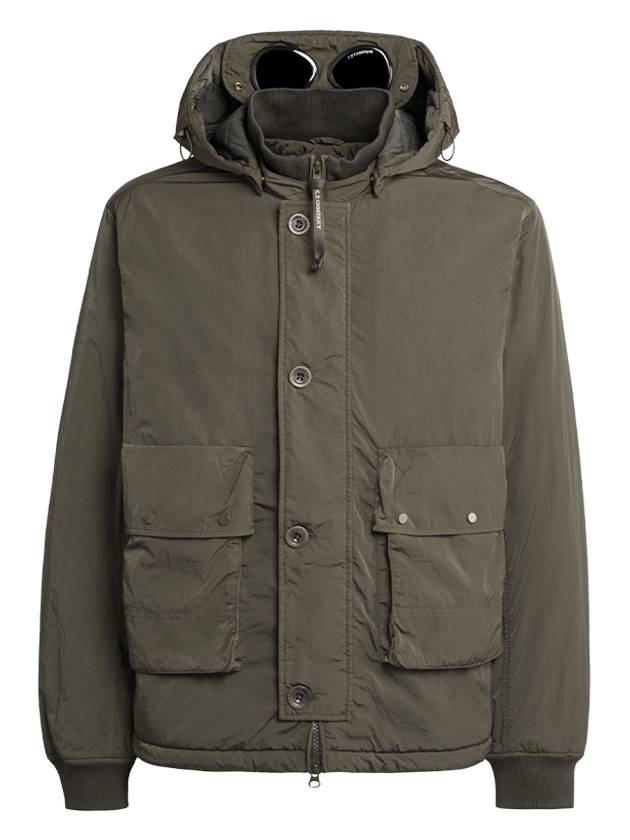 Chrome R Goggles Hooded Jacket Olive - CP COMPANY - BALAAN 2