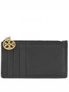 Women's Miller Zipper Card Wallet Black - TORY BURCH - BALAAN 2