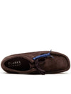 Wallabee Suede Loafers Dark Brown - CLARKS - BALAAN 5