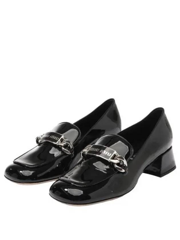 Patent Leather Loafers Women s Shoes - MIU MIU - BALAAN 1