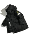 Opaque Nyoln Twill Down Parka Black - STONE ISLAND - BALAAN 2