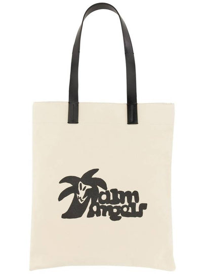 23 fw Cotton Canvas Shopping Bag PMNA068E23FAB0080410 B0040496603 - PALM ANGELS - BALAAN 2