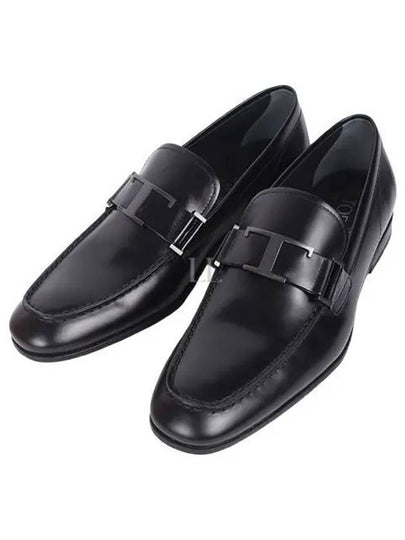 T Timeless Logo Loafers Black - TOD'S - BALAAN 2