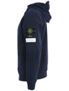 Wappen Patch Soft Shell Hooded Jacket Navy - STONE ISLAND - BALAAN 3