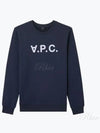 VPC Logo Crew Neck Sweatshirt Navy - A.P.C. - BALAAN 2