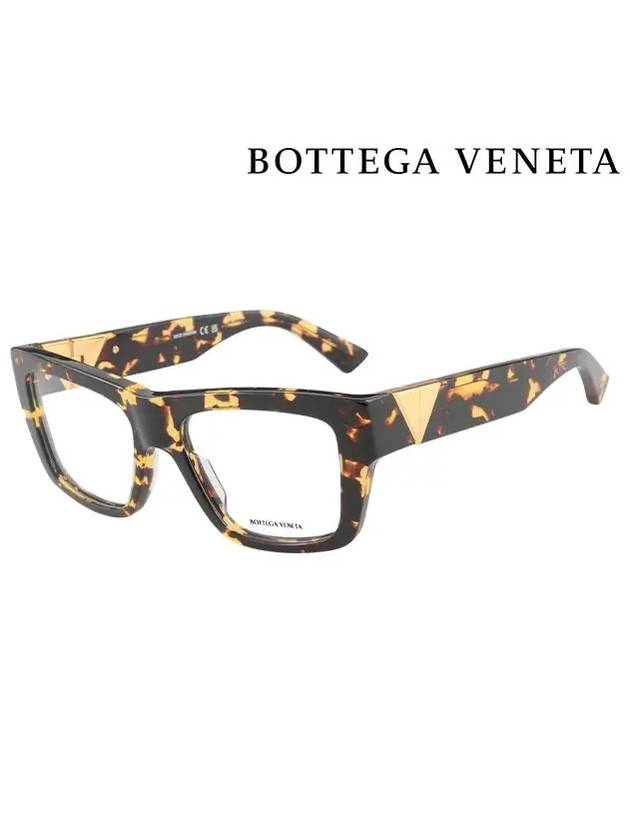 Eyewear Havana Bold Square Eyeglasses Brown - BOTTEGA VENETA - BALAAN 3