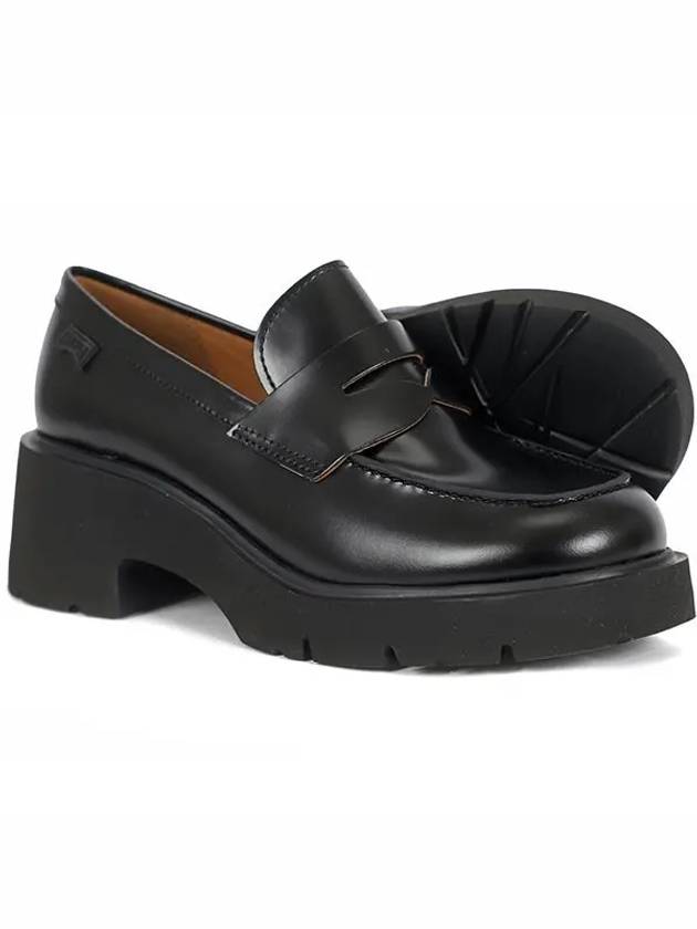 Milah Leather Loafer Black - CAMPER - BALAAN 3