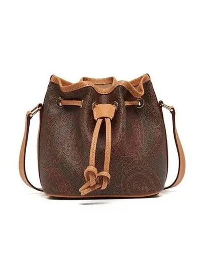 Paisley Strap Mini Bucket Bag Brown - ETRO - BALAAN 2