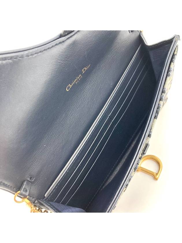 Oblique Saddle WOC Chain Wallet Cross Bag - DIOR - BALAAN 7