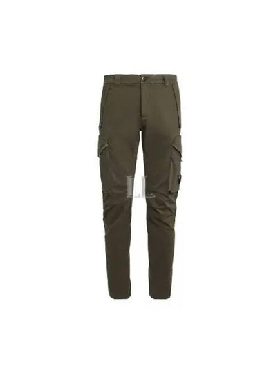 Lens Detail Panel Cargo Straight Pants Green - CP COMPANY - BALAAN 2