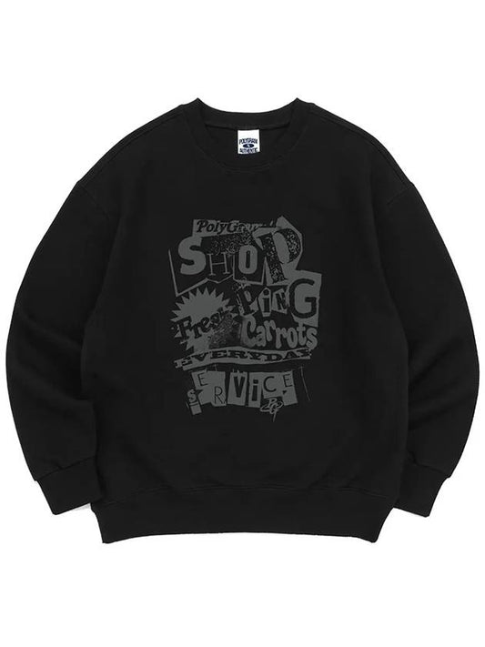 Vint Shopping Sweatshirt Black - POLYGRAM - BALAAN 2