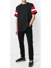 Logo Patch Distressed Straight Jeans Black - GIVENCHY - BALAAN 3