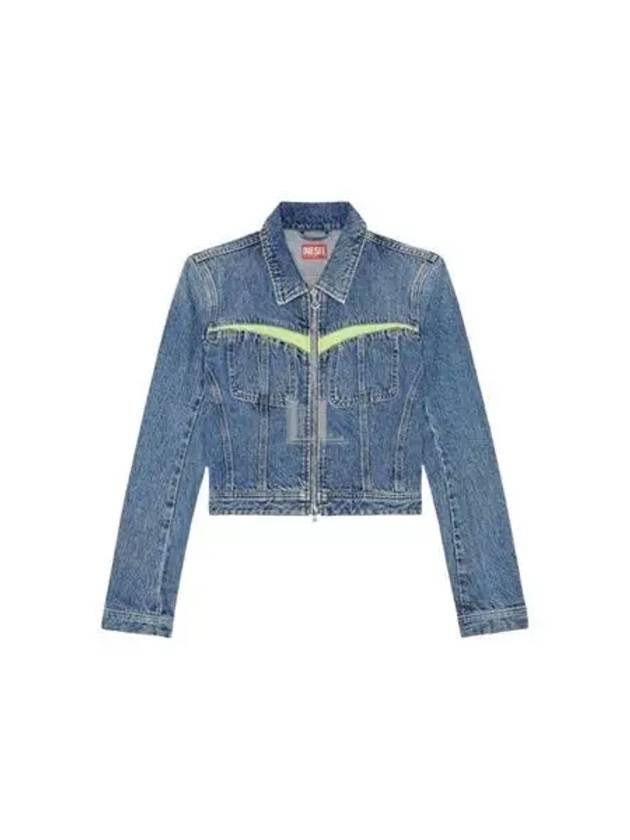 De-Simmy-Hs-S Denim Jacket Blue - DIESEL - BALAAN 2